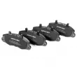 Jeu de 4 plaquettes de frein avant Dr!ve+ DP1010.10.1168 - Visuel 1