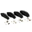 Jeu de 4 plaquettes de frein avant Dr!ve+ DP1010.10.1219 - Visuel 1