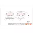 Jeu de 4 plaquettes de frein avant Dr!ve+ DP1010.10.1219 - Visuel 3