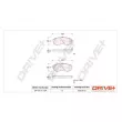 Jeu de 4 plaquettes de frein avant Dr!ve+ DP1010.10.1224 - Visuel 3