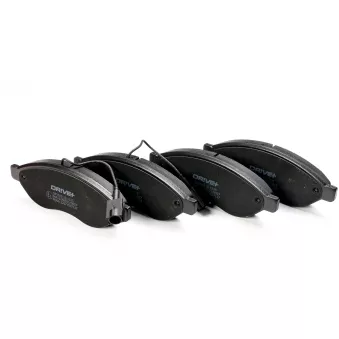 Jeu de 4 plaquettes de frein avant Dr!ve+ DP1010.10.1225