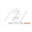 Jeu de 4 plaquettes de frein avant Dr!ve+ DP1010.10.1228 - Visuel 3