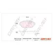 Jeu de 4 plaquettes de frein avant Dr!ve+ DP1010.10.1229 - Visuel 3