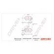 Jeu de 4 plaquettes de frein avant Dr!ve+ DP1010.10.1254 - Visuel 3