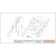 Jeu de 2 disques de frein avant Dr!ve+ DP1010.11.0018 - Visuel 3