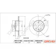 Jeu de 2 disques de frein arrière Dr!ve+ DP1010.11.0180 - Visuel 3