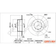 Jeu de 2 disques de frein arrière Dr!ve+ DP1010.11.0206 - Visuel 3