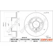 Jeu de 2 disques de frein arrière Dr!ve+ DP1010.11.0319 - Visuel 3