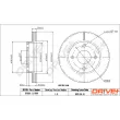 Jeu de 2 disques de frein avant Dr!ve+ DP1010.11.0359 - Visuel 3