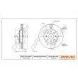 Jeu de 2 disques de frein avant Dr!ve+ DP1010.11.0484 - Visuel 3