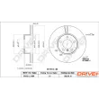 Jeu de 2 disques de frein avant Dr!ve+ DP1010.11.0600 - Visuel 3