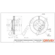 Jeu de 2 disques de frein avant Dr!ve+ DP1010.11.0620 - Visuel 3