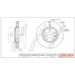 Jeu de 2 disques de frein avant Dr!ve+ DP1010.11.0629 - Visuel 3