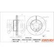 Jeu de 2 disques de frein avant Dr!ve+ DP1010.11.0643 - Visuel 3
