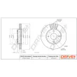 Jeu de 2 disques de frein avant Dr!ve+ DP1010.11.0698 - Visuel 3
