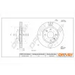 Jeu de 2 disques de frein avant Dr!ve+ DP1010.11.0709 - Visuel 3