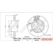 Jeu de 2 disques de frein avant Dr!ve+ DP1010.11.1204 - Visuel 3
