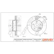 Jeu de 2 disques de frein avant Dr!ve+ DP1010.11.1454 - Visuel 3
