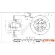 Jeu de 2 disques de frein arrière Dr!ve+ DP1010.11.1661 - Visuel 3