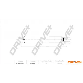 Jeu de 2 amortisseurs arrière Dr!ve+ DP1610.10.0004