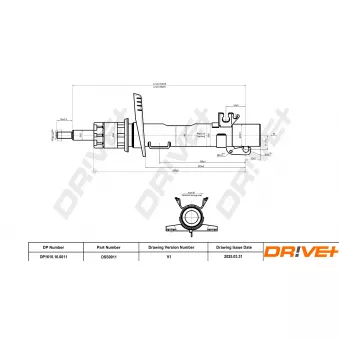 Jeu de 2 amortisseurs avant Dr!ve+ DP1610.10.0011