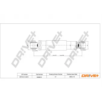 Jeu de 2 amortisseurs arrière Dr!ve+ DP1610.10.0019