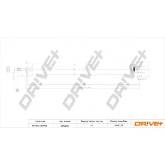 Jeu de 2 amortisseurs arrière Dr!ve+ DP1610.10.0026