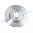 Jeu de 2 disques de frein avant RAP BRAKES R-D0254 - Visuel 1