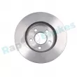 Jeu de 2 disques de frein avant RAP BRAKES R-D0254 - Visuel 2