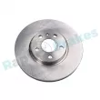 Jeu de 2 disques de frein avant RAP BRAKES R-D1018 - Visuel 1