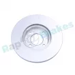 Jeu de 2 disques de frein avant RAP BRAKES R-D1096C - Visuel 2
