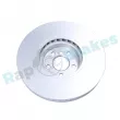 Disque de frein avant gauche (à l'unité) RAP BRAKES R-D1107C - Visuel 2