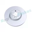 Disque de frein avant droit (à l'unité) RAP BRAKES R-D1108C - Visuel 1