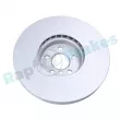 Disque de frein avant droit (à l'unité) RAP BRAKES R-D1108C - Visuel 2