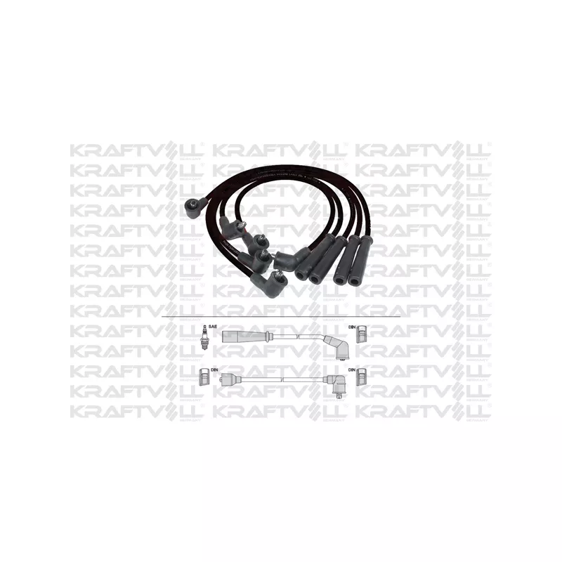 Kit de câbles d'allumage KRAFTVOLL GERMANY 05070243