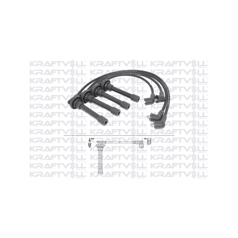 Kit de câbles d'allumage KRAFTVOLL GERMANY 05070307