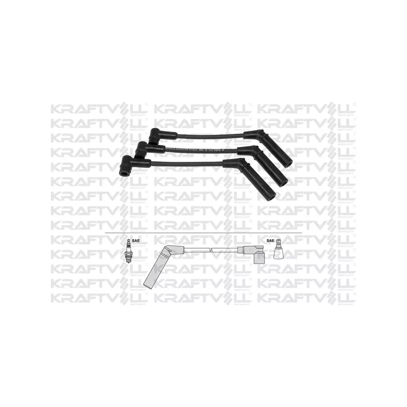 Kit de câbles d'allumage KRAFTVOLL GERMANY 05070353