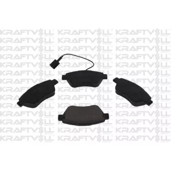 Jeu de 4 plaquettes de frein avant KRAFTVOLL GERMANY