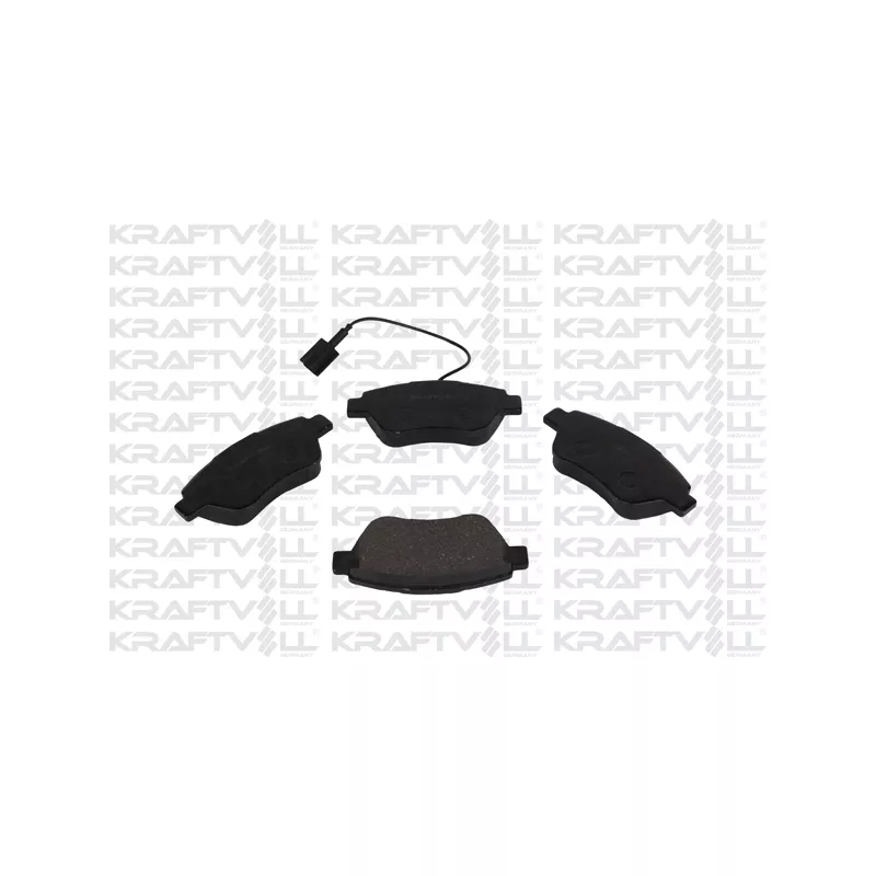 Jeu de 4 plaquettes de frein avant KRAFTVOLL GERMANY 07010035