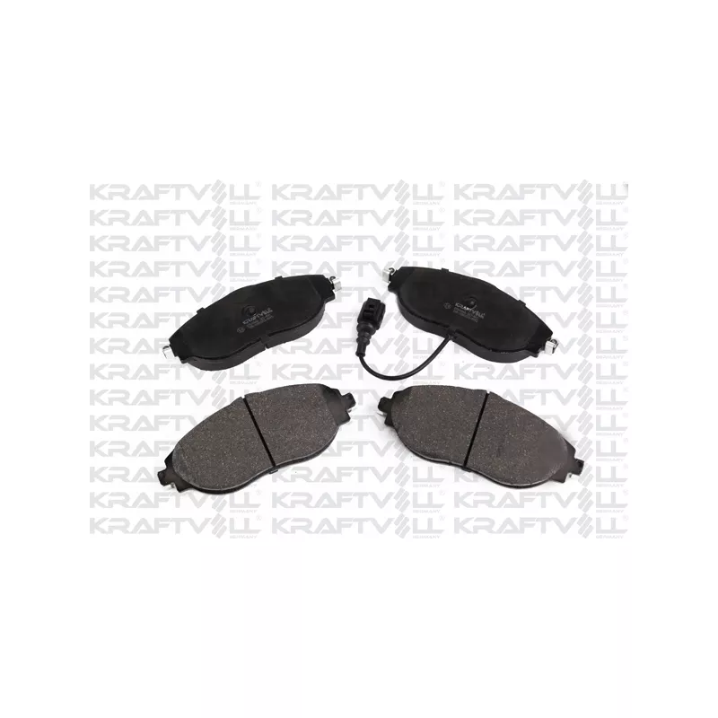 Jeu de 4 plaquettes de frein avant KRAFTVOLL GERMANY 07010060