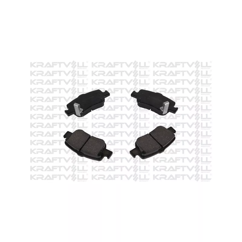 Jeu de 4 plaquettes de frein avant KRAFTVOLL GERMANY 07010087