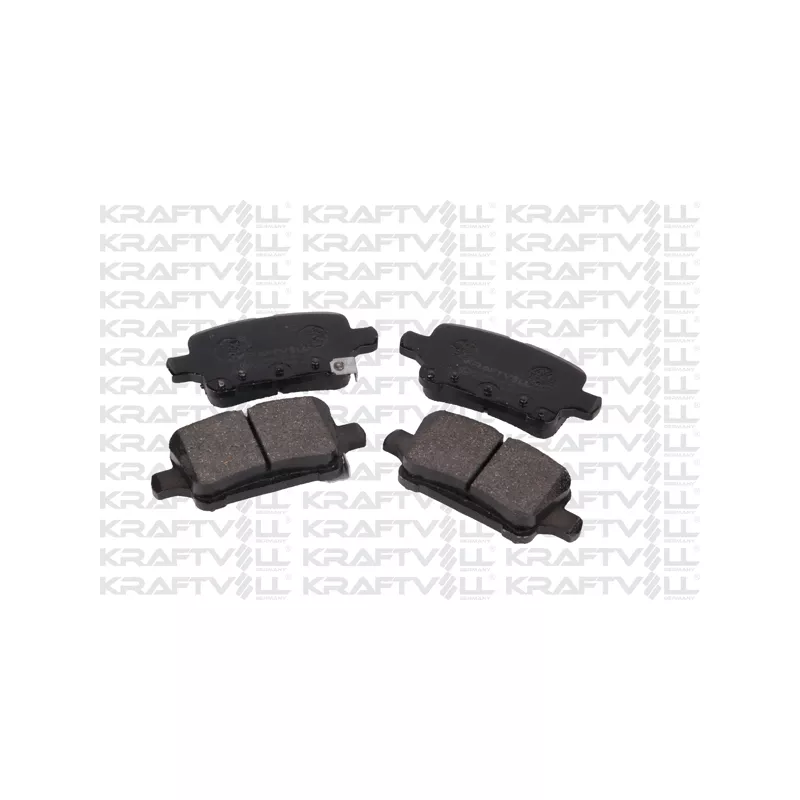Jeu de 4 plaquettes de frein avant KRAFTVOLL GERMANY 07010099