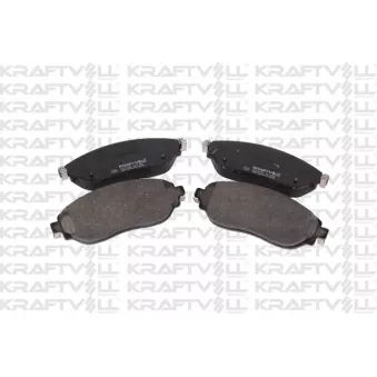 Jeu de 4 plaquettes de frein avant KRAFTVOLL GERMANY 07010105
