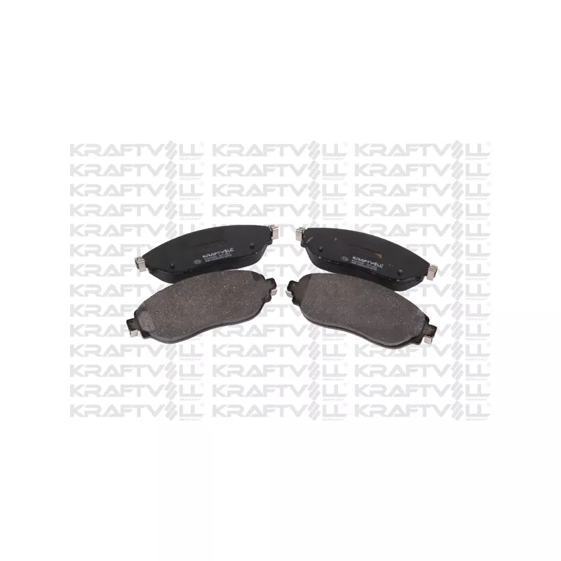 Jeu de 4 plaquettes de frein avant KRAFTVOLL GERMANY 07010105