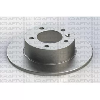 Jeu de 2 disques de frein arrière KRAFTVOLL GERMANY 07040006