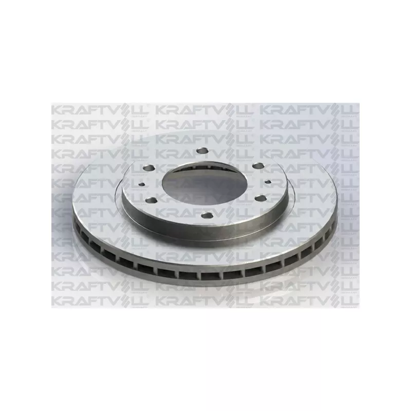 Jeu de 2 disques de frein avant KRAFTVOLL GERMANY 07040023
