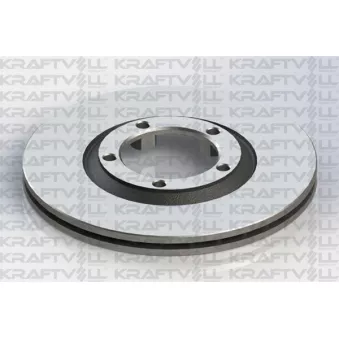 Jeu de 2 disques de frein avant KRAFTVOLL GERMANY 07040028