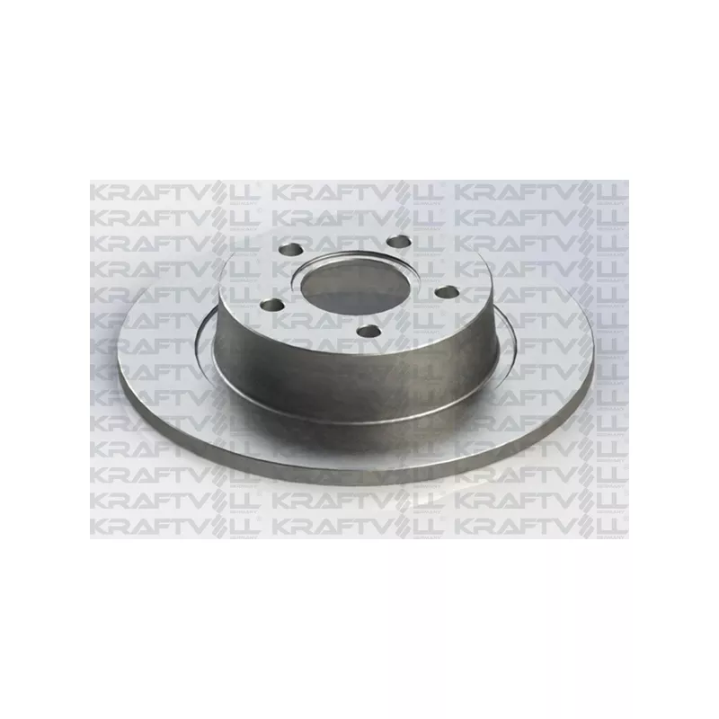 Jeu de 2 disques de frein arrière KRAFTVOLL GERMANY 07040031