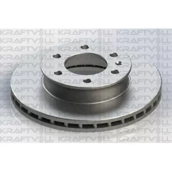 Jeu de 2 disques de frein avant KRAFTVOLL GERMANY 07040035