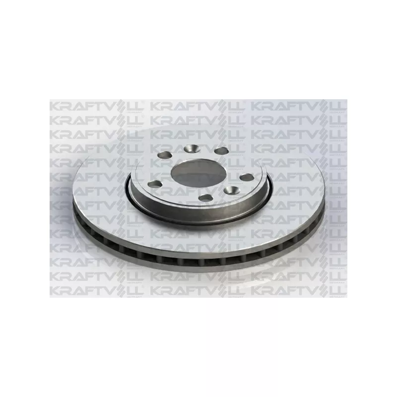 Jeu de 2 disques de frein avant KRAFTVOLL GERMANY 07040043